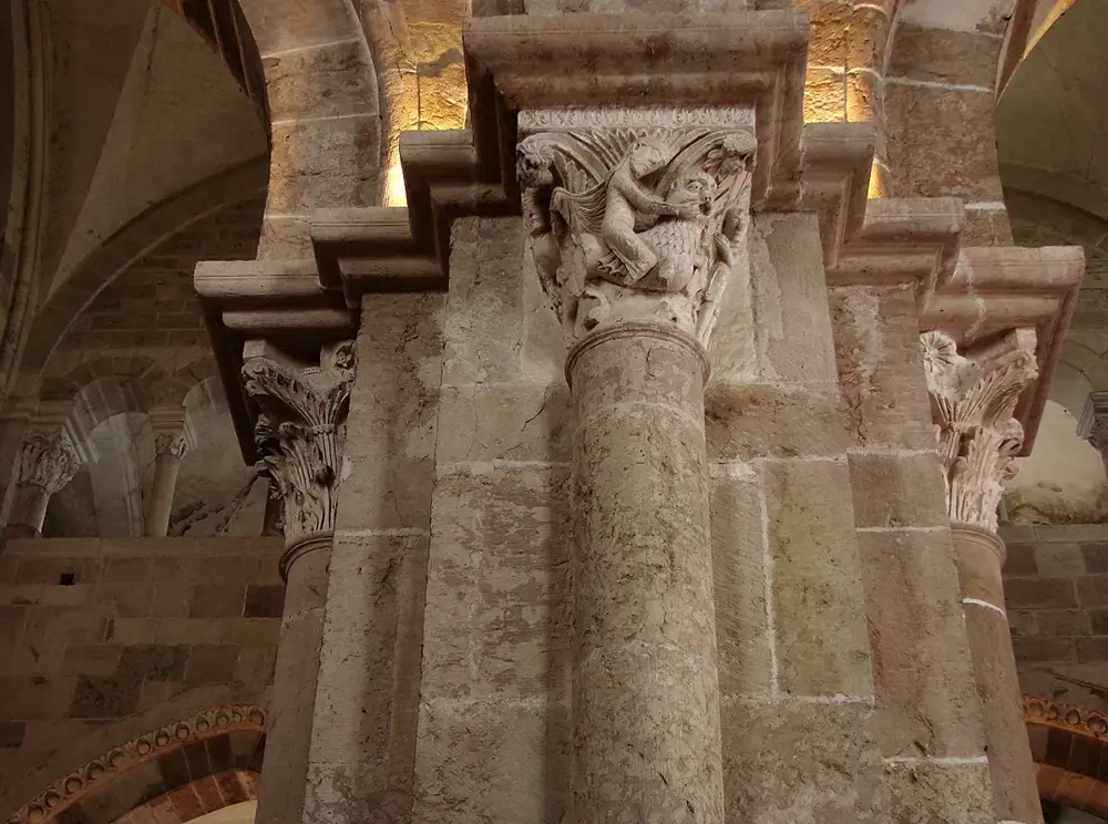 Vue de Basilique Sainte-Marie-Madeleine de Vézelay