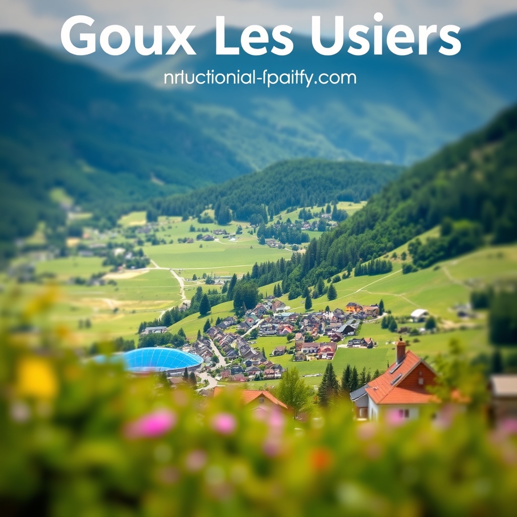 Tourisme à Goux les Usiers · Plan de Goux les Usiers